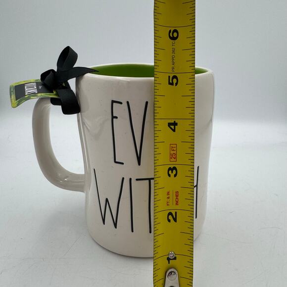 Rae Dunn Disney Villains Evil Witch Mug Green Inside Halloween Ceramic Cup - Picture 9 of 9